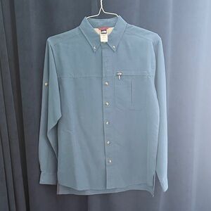 The North Face Men's Blue Button-Down Shirt